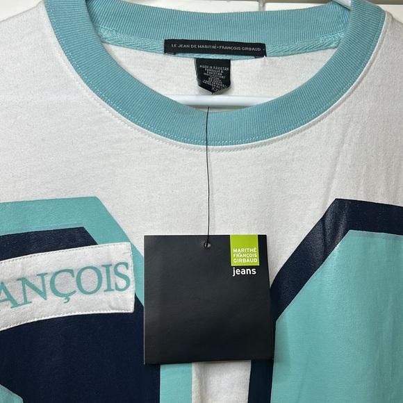 Marithe Francois Girbaud Oversized Baggy Big 38 Logo Tshirt Hip Hop Men Size XXL - Picture 7 of 17